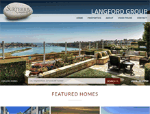 Tablet Screenshot of langfordproperties.com